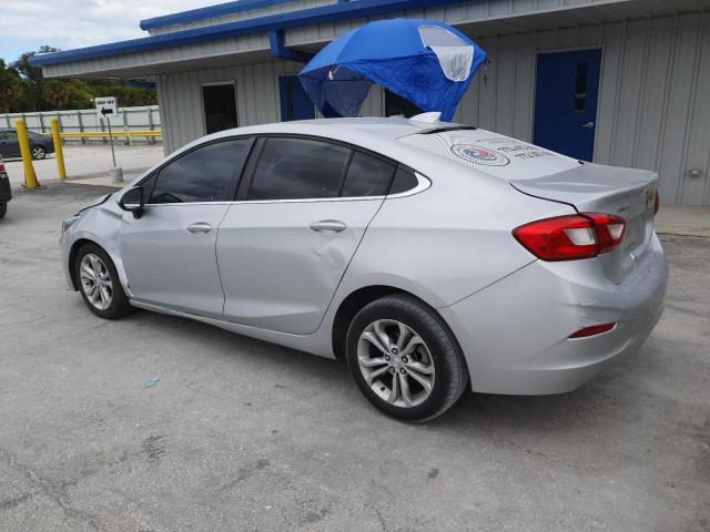 1G1BE5SM5K7144895 - 2019 CHEVROLET CRUZE LT ვერცხლისფერი ფოტო 2