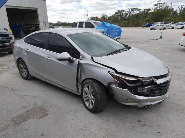 1G1BE5SM5K7144895 - 2019 CHEVROLET CRUZE LT ვერცხლისფერი ფოტო 4