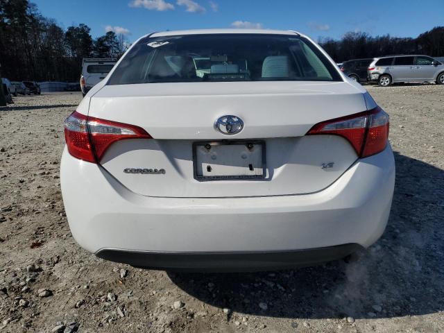 2T1BURHEXGC488438 - 2016 TOYOTA COROLLA L WHITE photo 6