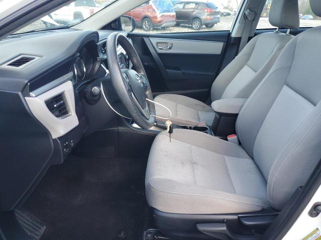 2T1BURHEXGC488438 - 2016 TOYOTA COROLLA L WHITE photo 7