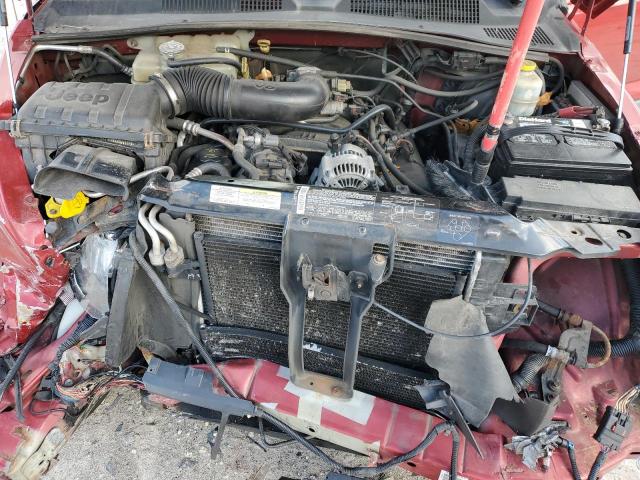 1J4GL48K65W703684 - 2005 JEEP LIBERTY SPORT წითელი ფოტო 12