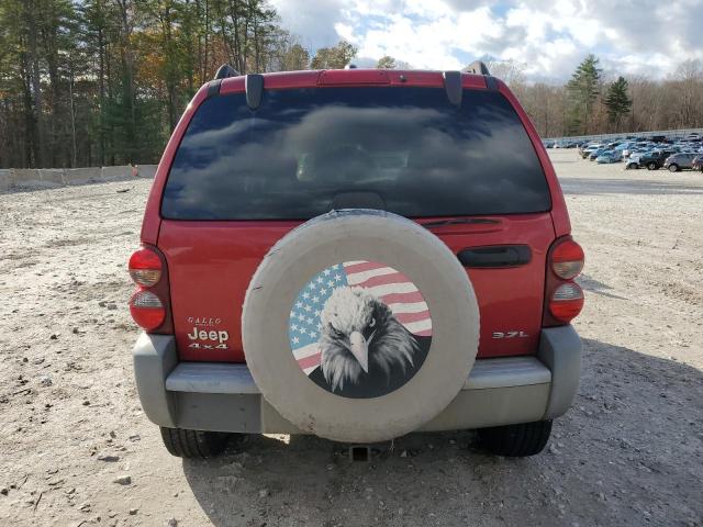 1J4GL48K65W703684 - 2005 JEEP LIBERTY SPORT წითელი ფოტო 6