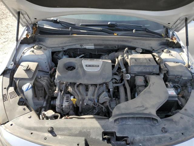 5XXGU4L10KG291471 - 2019 KIA OPTIMA EX SILVER photo 11