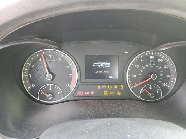 5XXGU4L10KG291471 - 2019 KIA OPTIMA EX SILVER photo 9