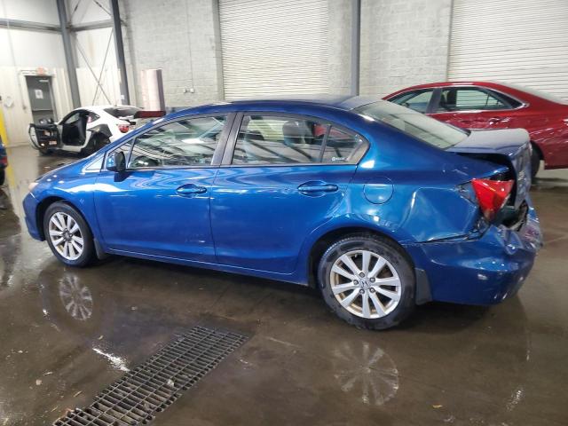 19XFB2F89CE002385 - 2012 HONDA CIVIC EX ლურჯი ფოტო 2