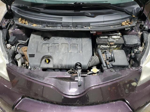 JTKKU4B4XC1023524 - 2012 TOYOTA SCION XD Күлгін фото 11