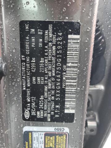 5XXGN4A75DG159264 - 2013 KIA OPTIMA EX 灰色 照片 24