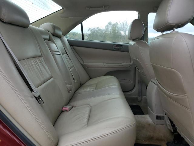 JTDBE32K140257376 - 2004 TOYOTA CAMRY LE BURGUNDY photo 10