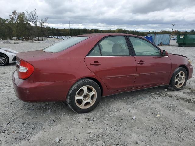 JTDBE32K140257376 - 2004 TOYOTA CAMRY LE BURGUNDY photo 3