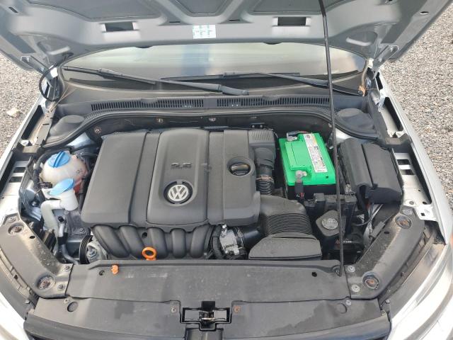 3VWDP7AJ2CM386934 - 2012 VOLKSWAGEN JETTA SE SILVER photo 11