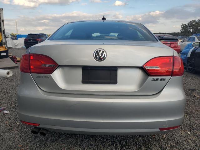 3VWDP7AJ2CM386934 - 2012 VOLKSWAGEN JETTA SE SILVER photo 6