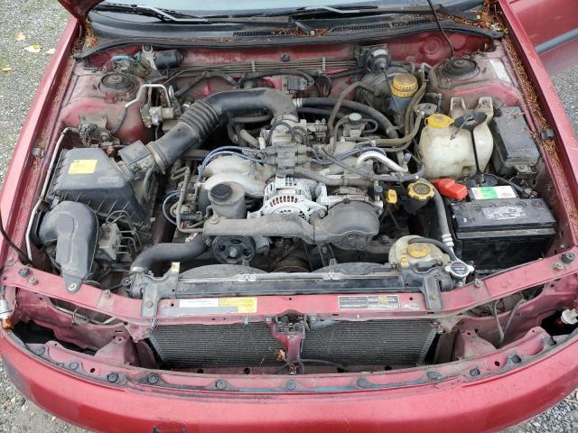 4S3BK4351T7931376 - 1996 SUBARU LEGACY L RED photo 12