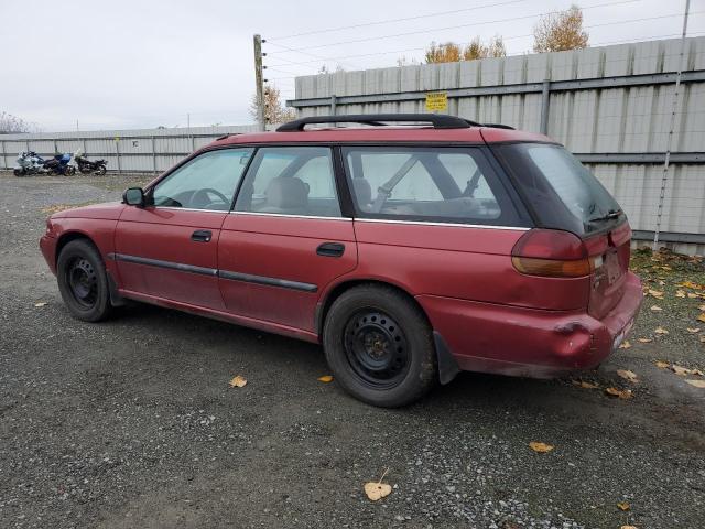 4S3BK4351T7931376 - 1996 SUBARU LEGACY L RED photo 2