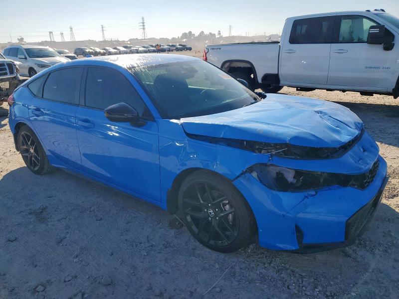 19XFL2H8XSE030401 - 2025 HONDA CIVIC SPORT BLUE photo 4