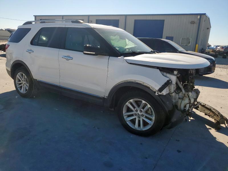 1FM5K7D86FGC04936 - 2015 FORD EXPLORER XLT WHITE photo 4
