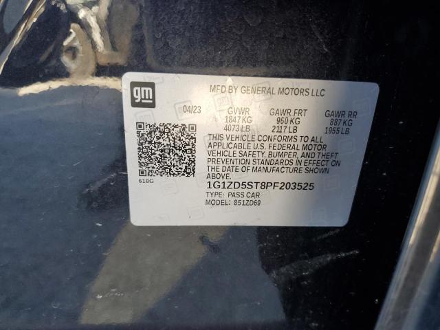 1G1ZD5ST8PF203525 - 2023 CHEVROLET MALIBU LT GRAY photo 13