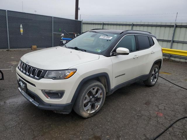 3C4NJDCB9JT246184 - 2018 JEEP COMPASS LIMITED WHITE photo 1
