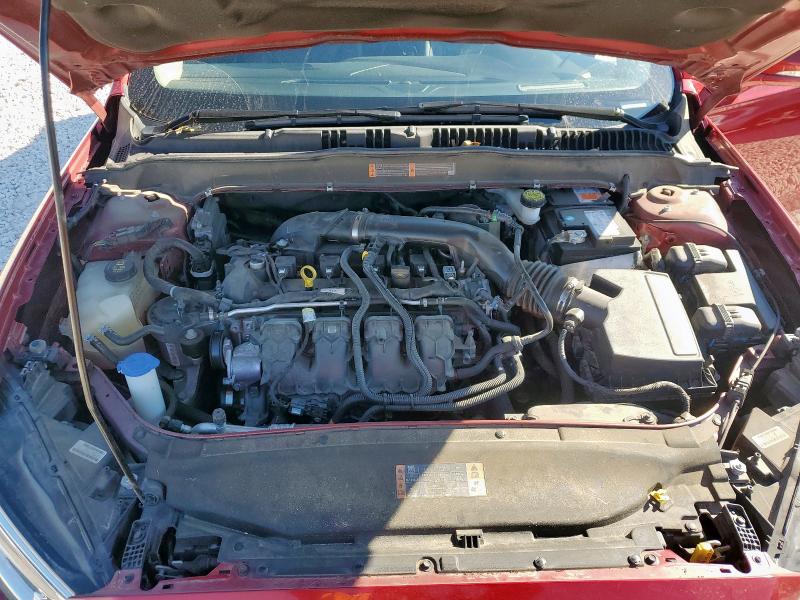 3FA6P0K90KR268007 - 2019 FORD FUSION TITANIUM Rouge photo 11