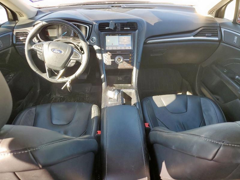 3FA6P0K90KR268007 - 2019 FORD FUSION TITANIUM Rouge photo 8
