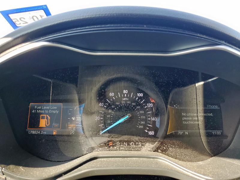 3FA6P0K90KR268007 - 2019 FORD FUSION TITANIUM Rouge photo 9