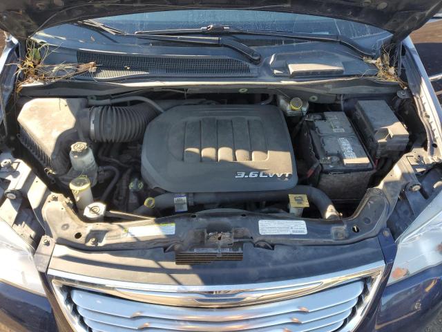 2C4RC1CGXDR614546 - 2013 CHRYSLER TOWN & COU TOURING L BLUE photo 12