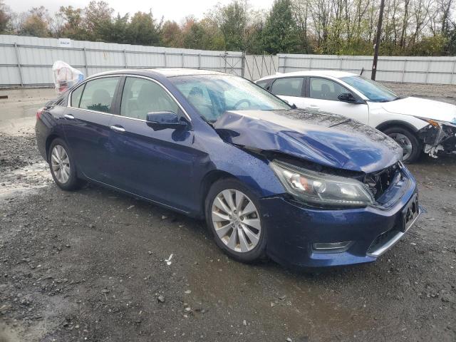 1HGCR2F75DA191452 - 2013 HONDA ACCORD EX BLUE photo 4