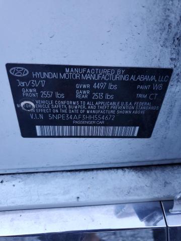 5NPE34AF3HH554672 - 2017 HYUNDAI SONATA SPORT 白色 照片 13