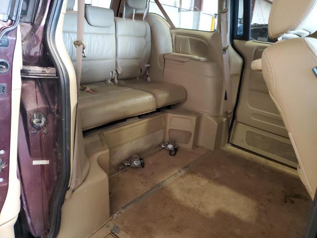 5FNRL38719B406921 - 2009 HONDA ODYSSEY EXL Bordo foto 11