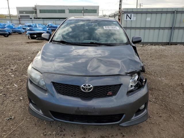 1NXBU4EE0AZ366040 - 2010 TOYOTA COROLLA BASE CHARCOAL photo 5