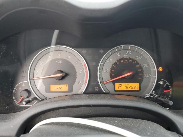 1NXBU4EE0AZ366040 - 2010 TOYOTA COROLLA BASE CHARCOAL photo 9