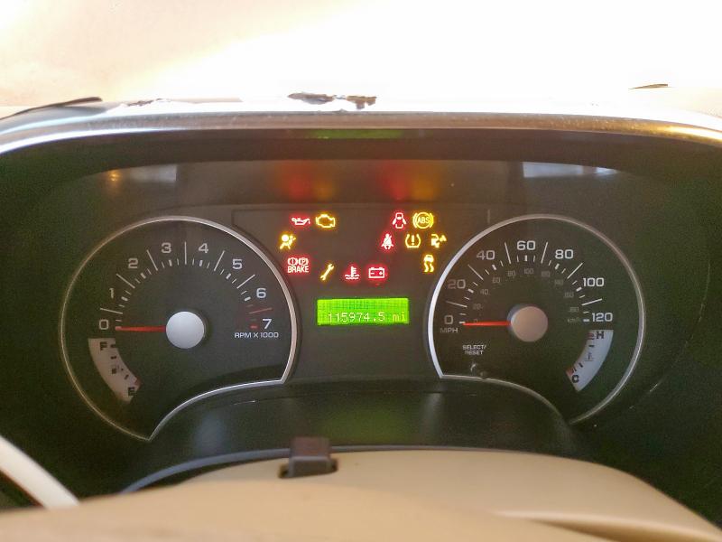 1FMEU63E18UA32847 - 2008 FORD EXPLORER XLT Marron photo 9