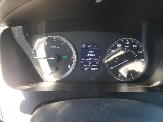 5NPE34AF2GH349813 - 2016 HYUNDAI SONATA SPORT RED photo 9