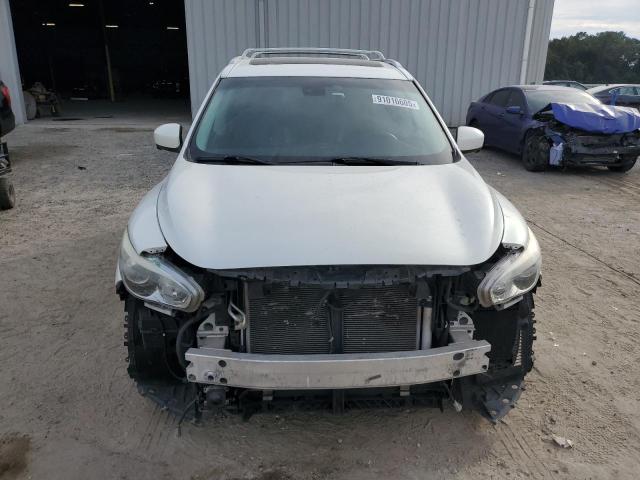 5N1AL0MM7EC531187 - 2014 INFINITI QX60 WHITE photo 5