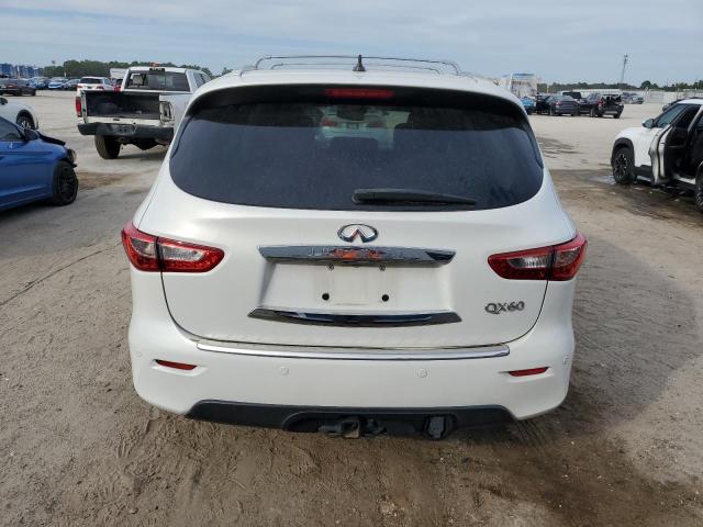5N1AL0MM7EC531187 - 2014 INFINITI QX60 WHITE photo 6