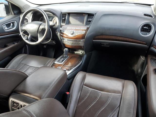 5N1AL0MM7EC531187 - 2014 INFINITI QX60 WHITE photo 8