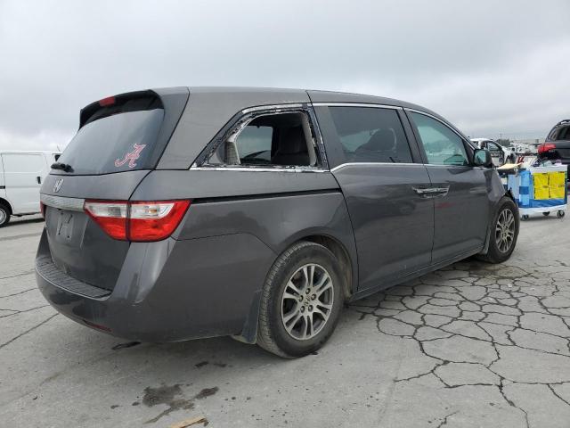 5FNRL5H62DB011531 - 2013 HONDA ODYSSEY EXL GRAY photo 3