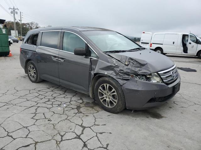 5FNRL5H62DB011531 - 2013 HONDA ODYSSEY EXL GRAY photo 4