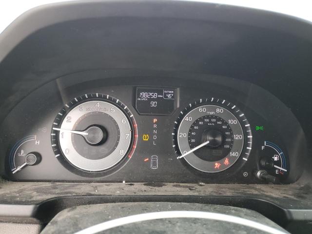 5FNRL5H62DB011531 - 2013 HONDA ODYSSEY EXL GRAY photo 9