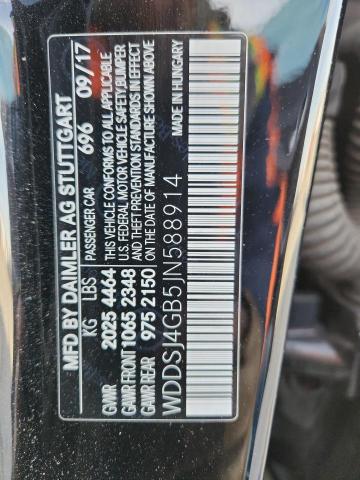 WDDSJ4GB5JN588914 - 2018 MERCEDES-BENZ CLA 250 4MATIC BLACK photo 12