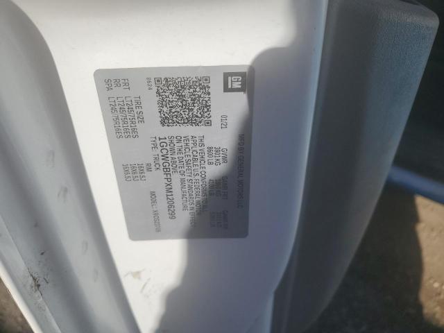 1GCWGBFPXM1206299 - 2021 CHEVROLET EXPRESS G2 Weiß Foto 12