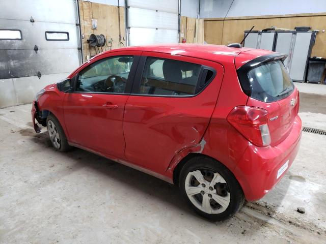 KL8CA6SA6MC700802 - 2021 CHEVROLET SPARK LS RED photo 2