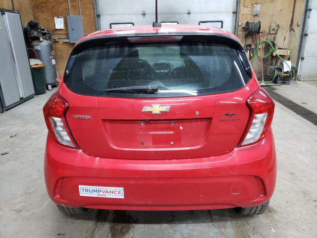 KL8CA6SA6MC700802 - 2021 CHEVROLET SPARK LS RED photo 6