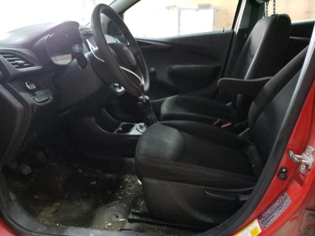 KL8CA6SA6MC700802 - 2021 CHEVROLET SPARK LS RED photo 7