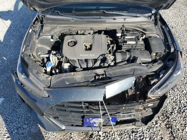 KMHTG6AF5KU008858 - 2019 HYUNDAI VELOSTER BASE GRAY photo 11