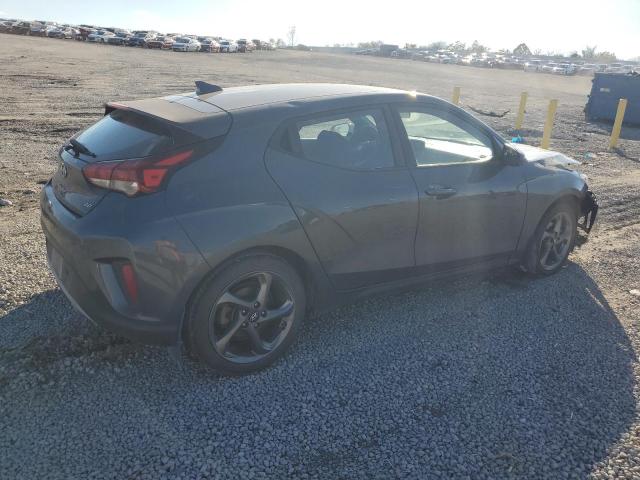 KMHTG6AF5KU008858 - 2019 HYUNDAI VELOSTER BASE GRAY photo 3
