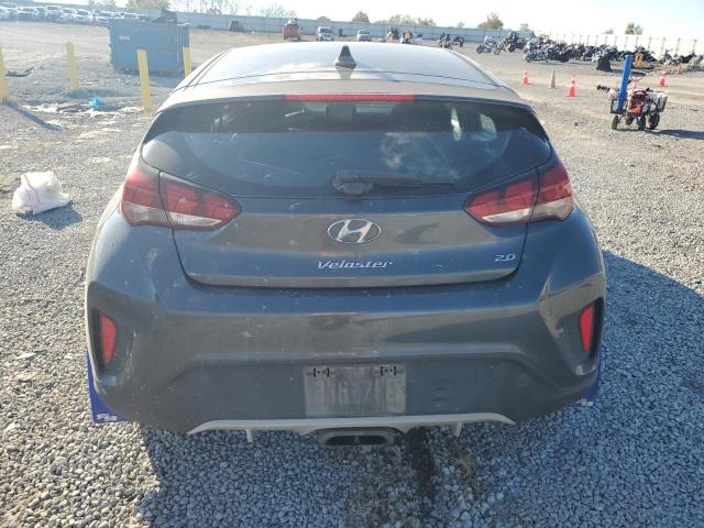 KMHTG6AF5KU008858 - 2019 HYUNDAI VELOSTER BASE GRAY photo 6