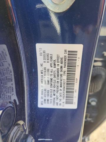 1HGCR2F85DA206217 - 2013 HONDA ACCORD EXL BLUE photo 12