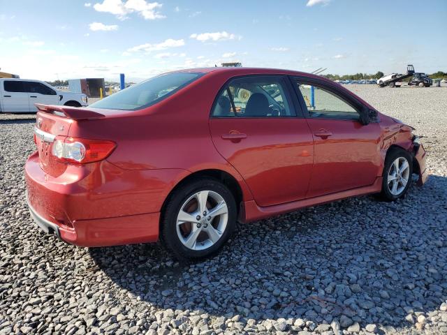 5YFBU4EE3CP027258 - 2012 TOYOTA COROLLA BASE Червоний фото 3