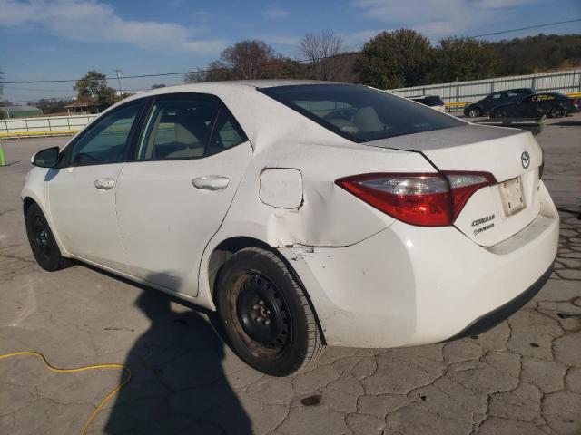 2T1BURHE1FC268040 - 2015 TOYOTA COROLLA L თეთრი ფოტო 2