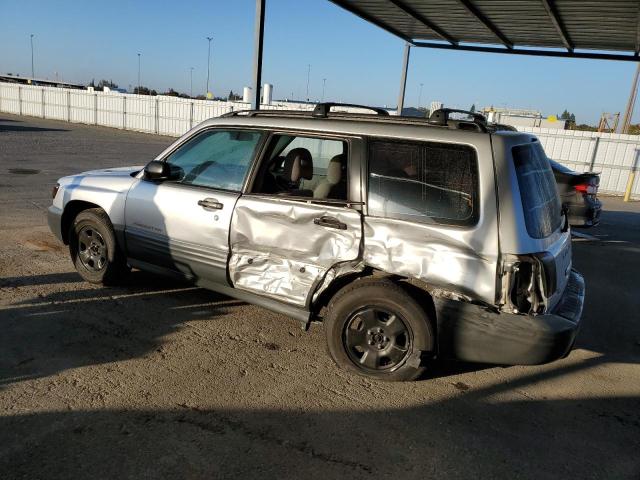 JF1SF63502H737369 - 2002 SUBARU FORESTER L SILVER photo 2